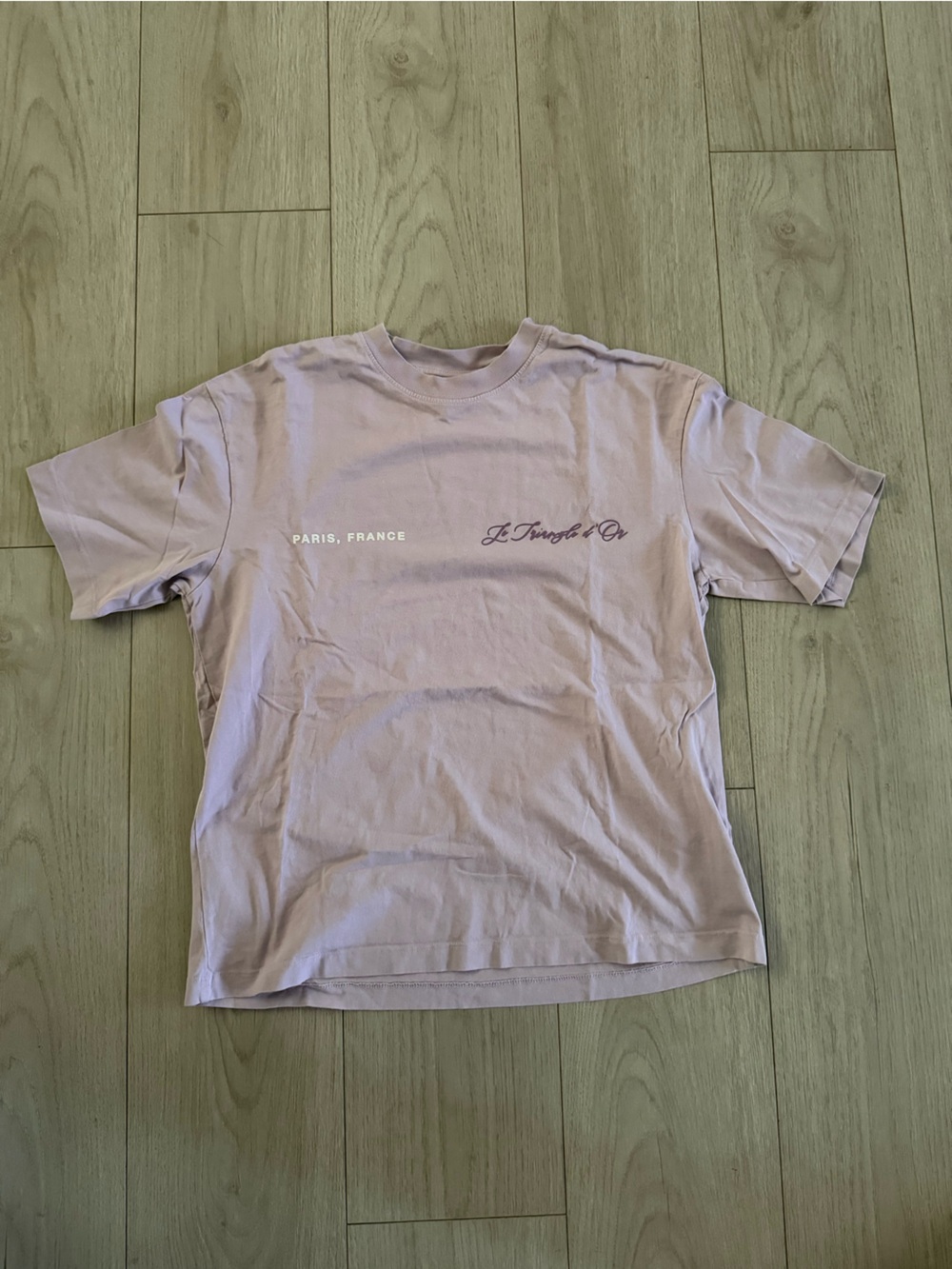 H&M Pale Lavender Graphic Tee
